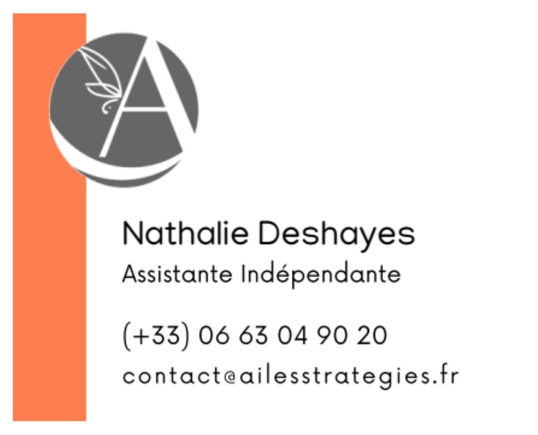 Nathalie Deshayes Assistante Indépendante société AILES Stratégies Assistance administrative communication digitale conseil en organisation stratégies de développement Agen 47 Bon-Encontre