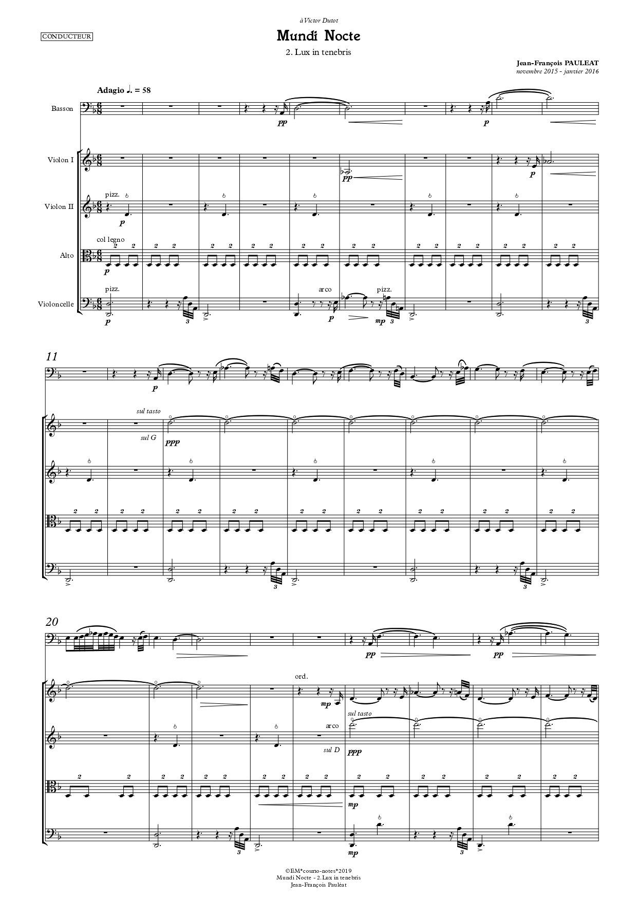 Mundi nocte 2 lux in tenebris 2 partition complete page 0001