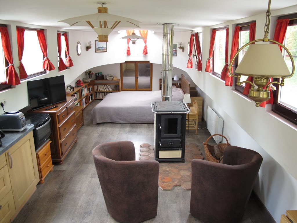 Intérieur de la péniche