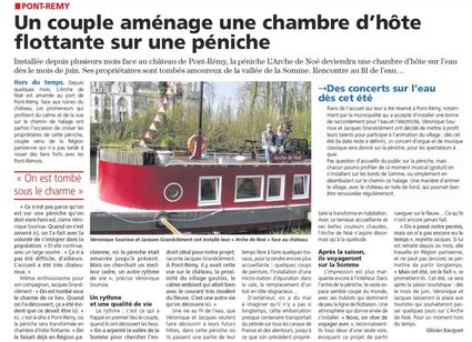 Article du journal d'Abbeville 