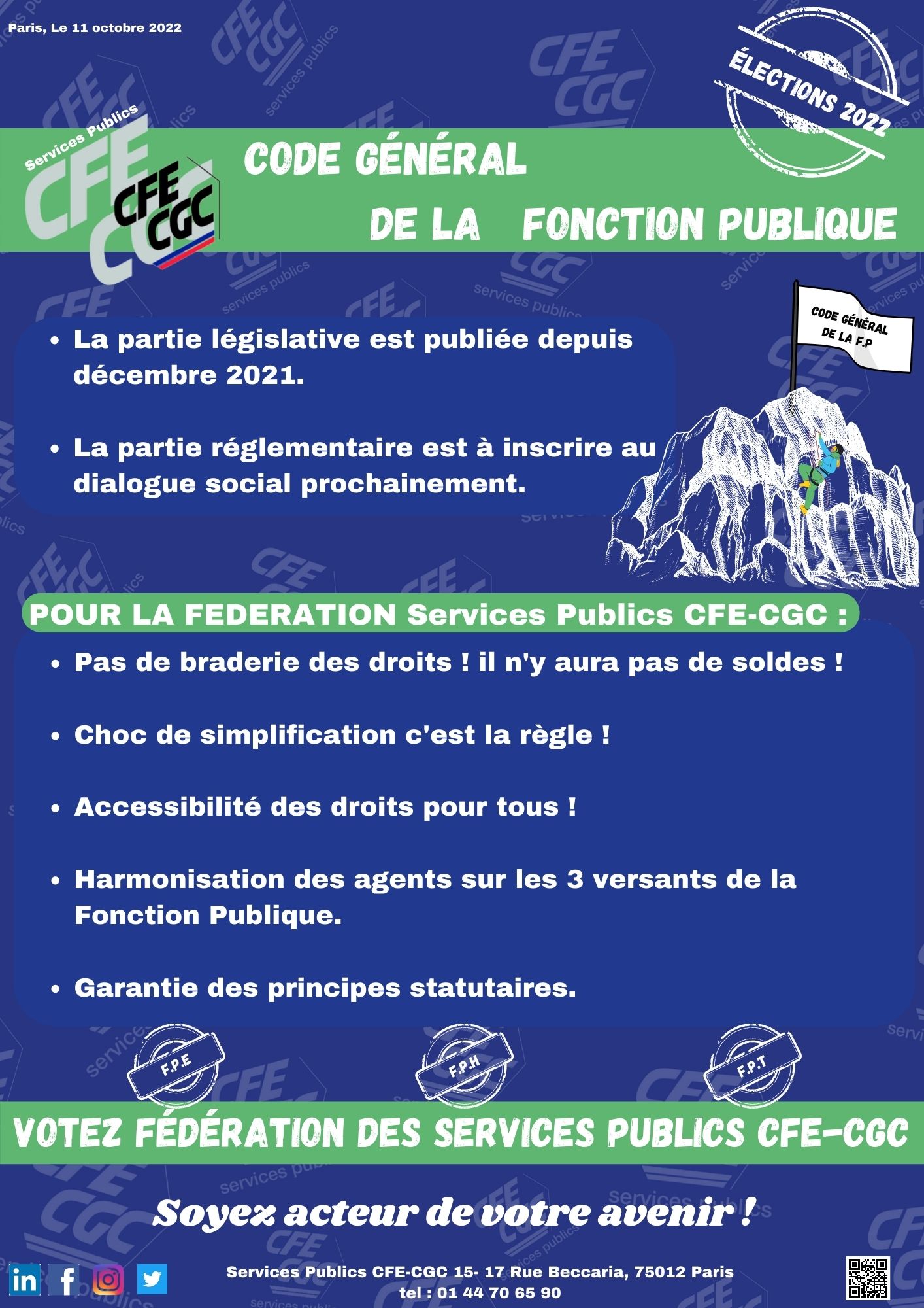 tract Code Général de la Fonction Publique