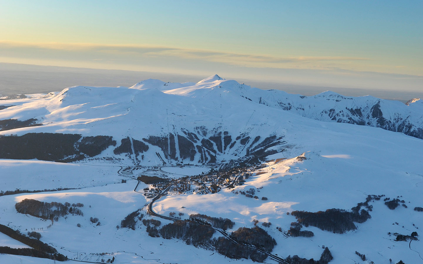 Massif sancy hiver