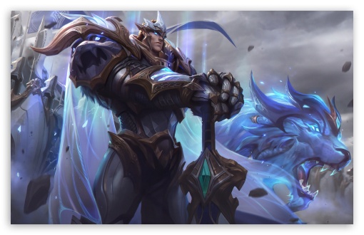 God king garen lol splash art league of legends t2