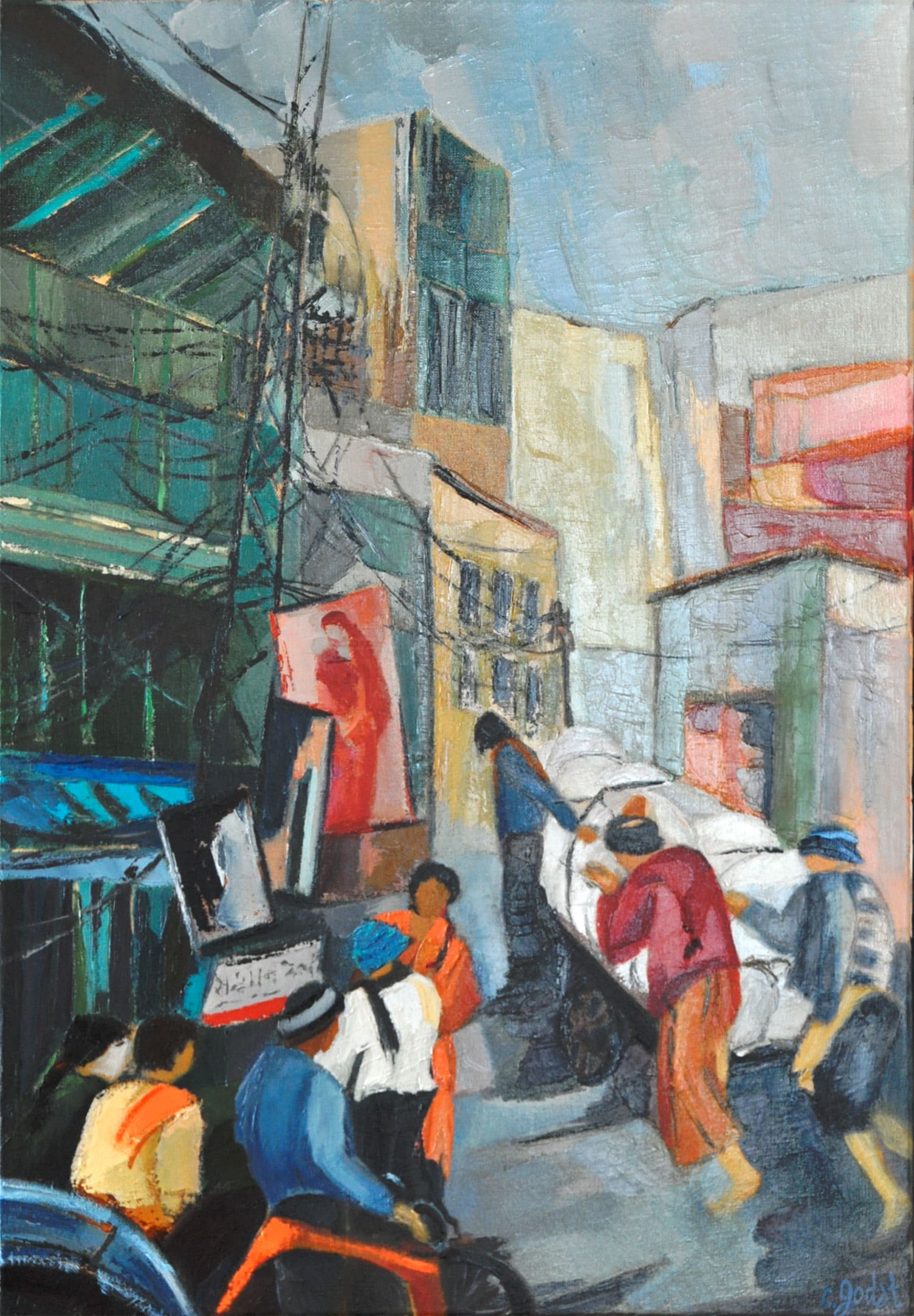 Chargement old delhi 73x50