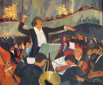 L orchestre 46x55 