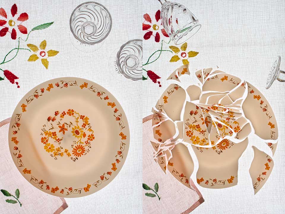 Assiette duo