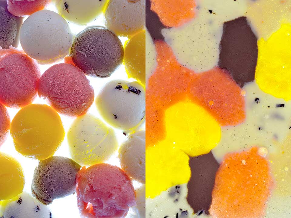 Boule glace duo