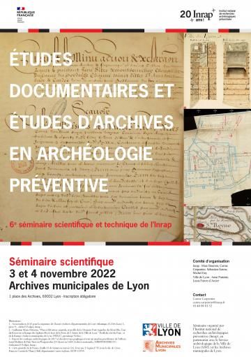 Études documentaires et études d’archives en archéologie préventive