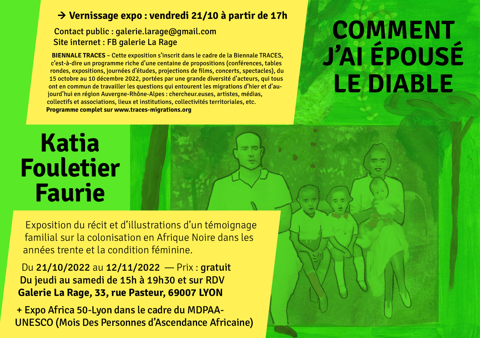 VERNISSAGE-EXPO POUR KATIA FAURIE