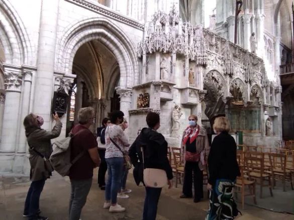 Association Fibromyalgie Aube. Nos activités. Sorties culturelles. Visites guidées. Le jubé de l'église de la Madeleine