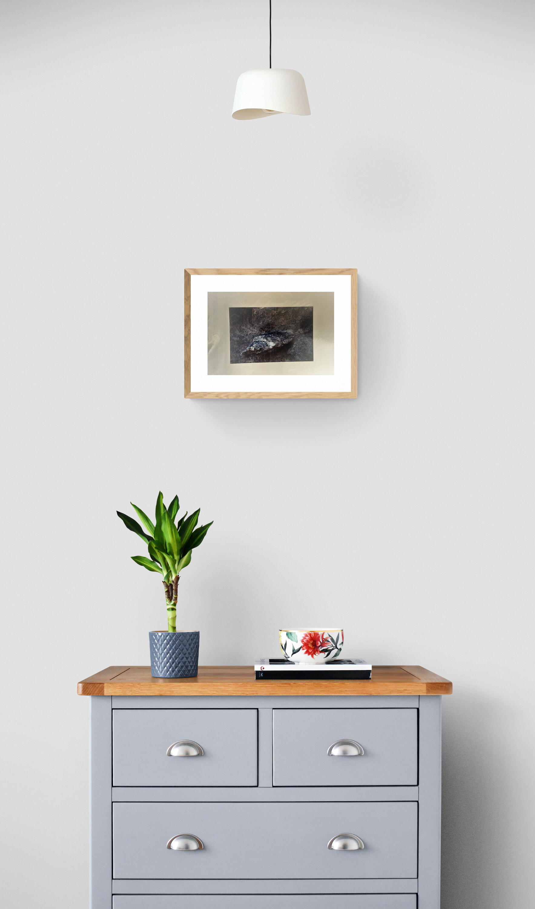 Serpent the gray wood cabinet