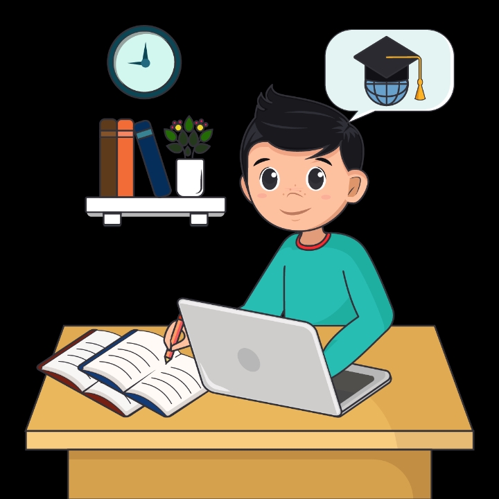 Resized  Pngtree e-learning concept of online education 6538503