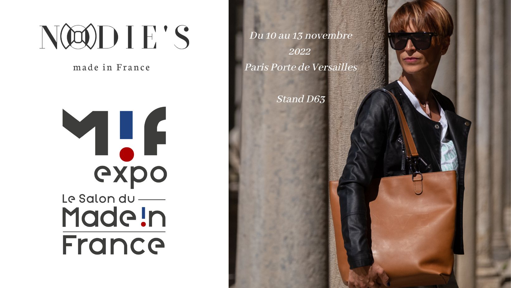 Nodie's, maroquinerie Française, une 2ème participation au salon du made in France attendue.