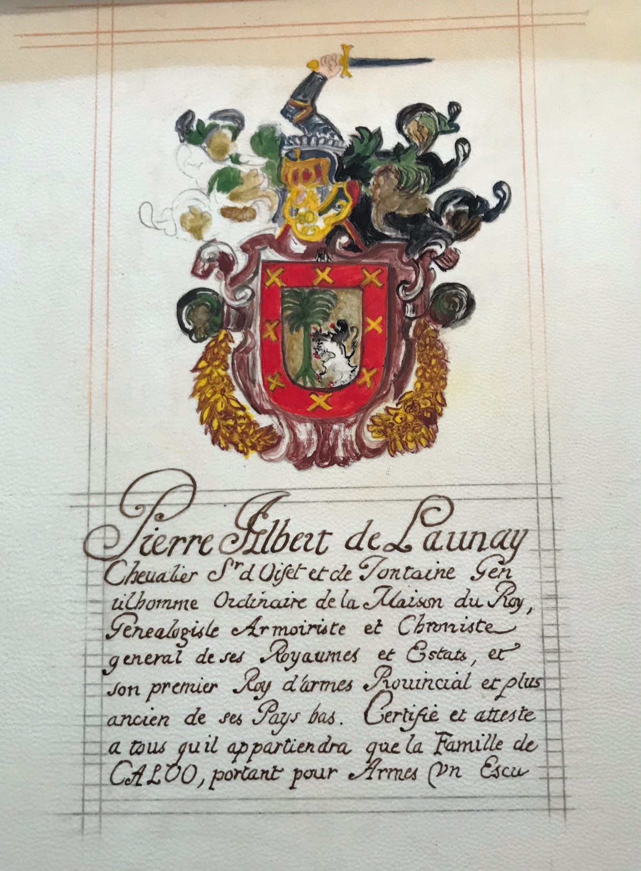 Img 5194 blason de launay en cours