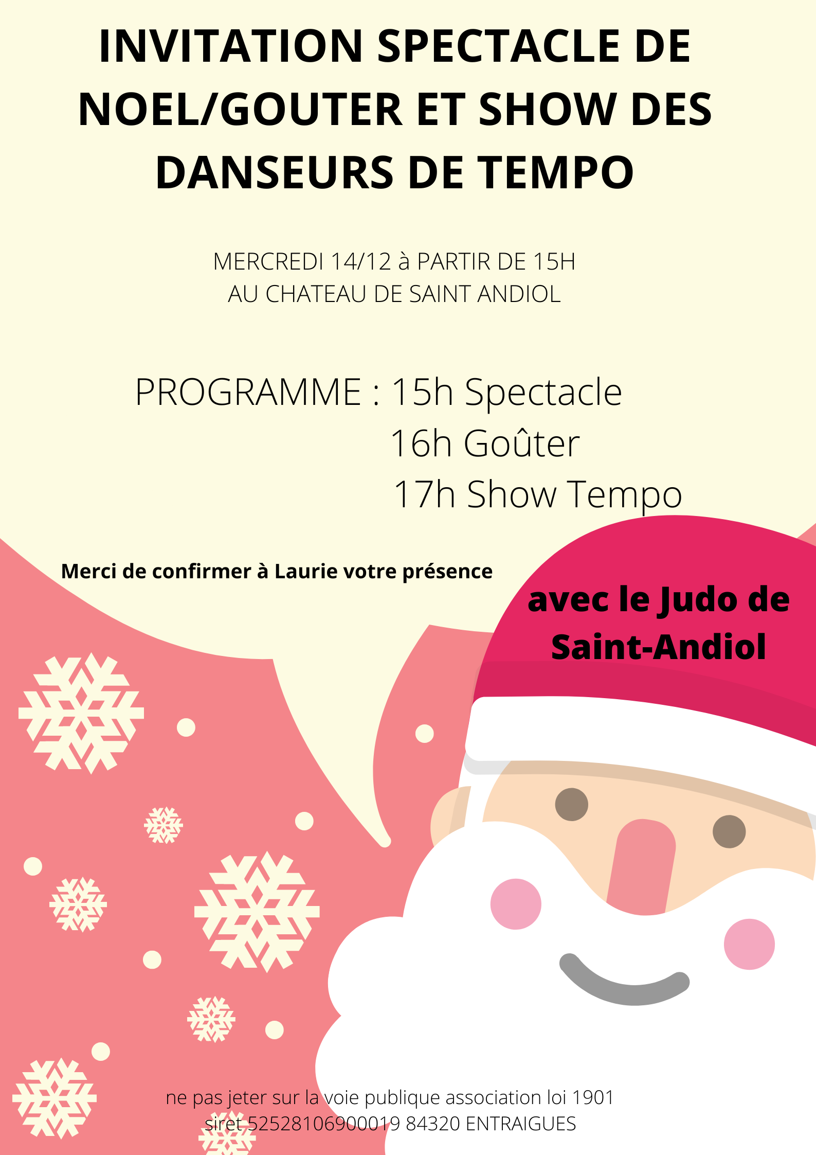 Affiche de noel 2022