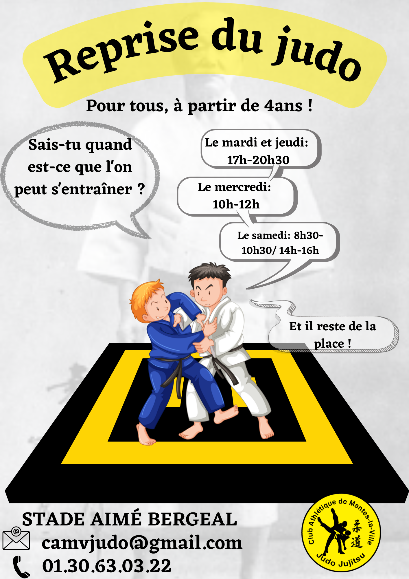 Reprise du judo