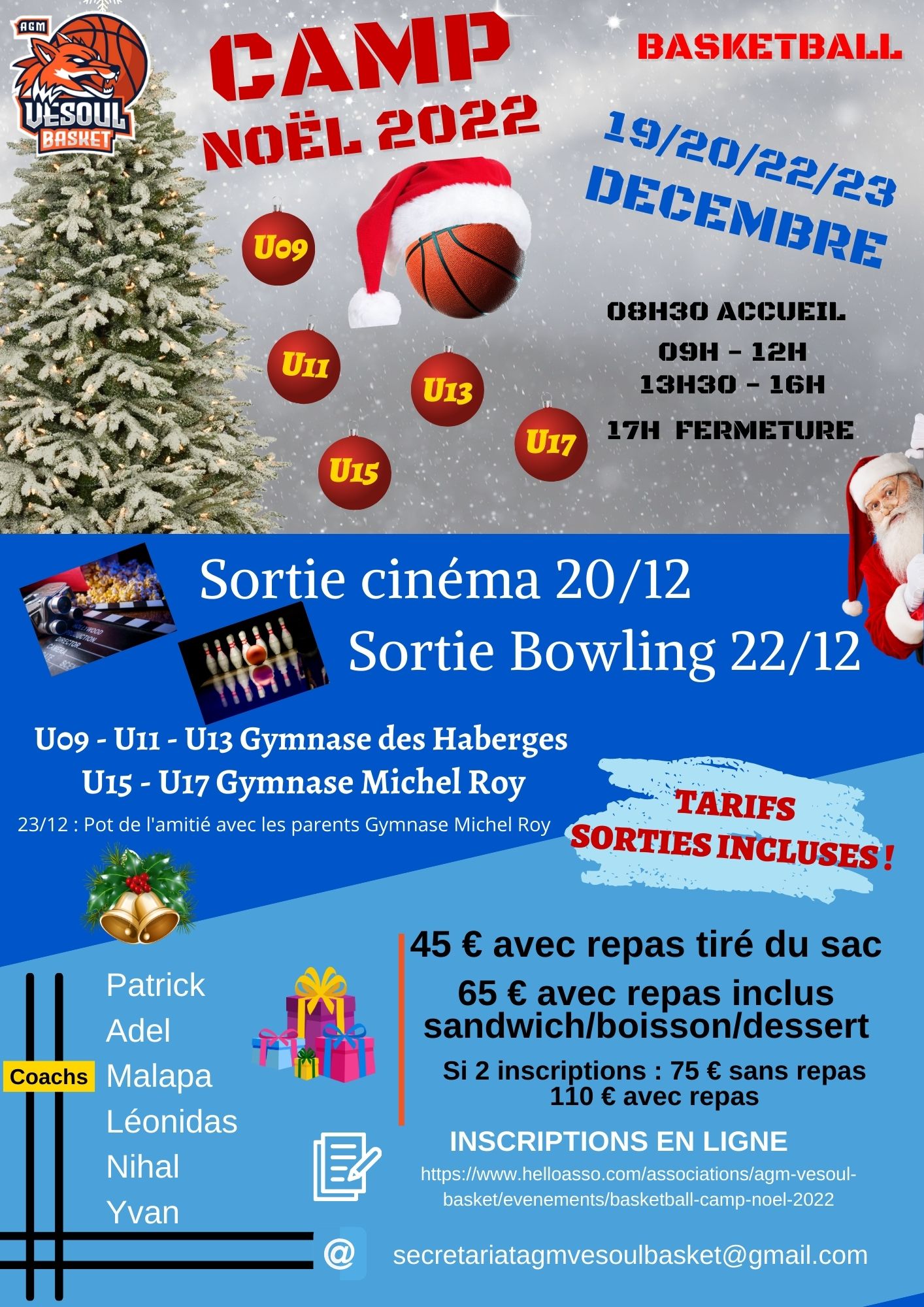Stage Camp Noël 2022