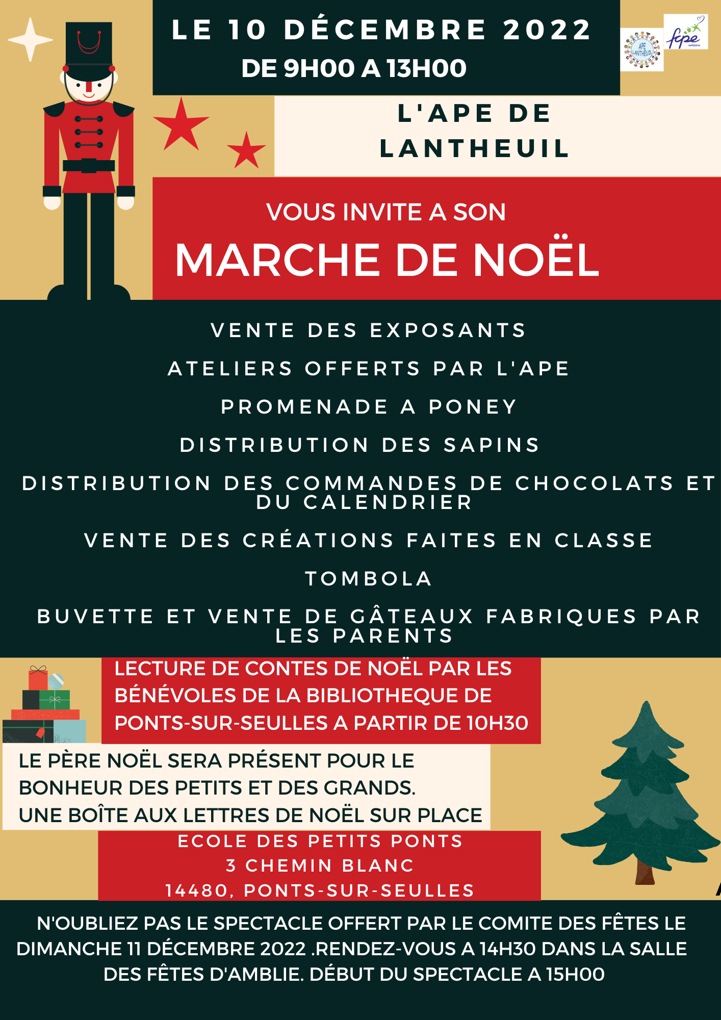 Dore-Noir-et-Rouge-Amical-Geometrique-Personnel-Fetes-Affiche-CV-