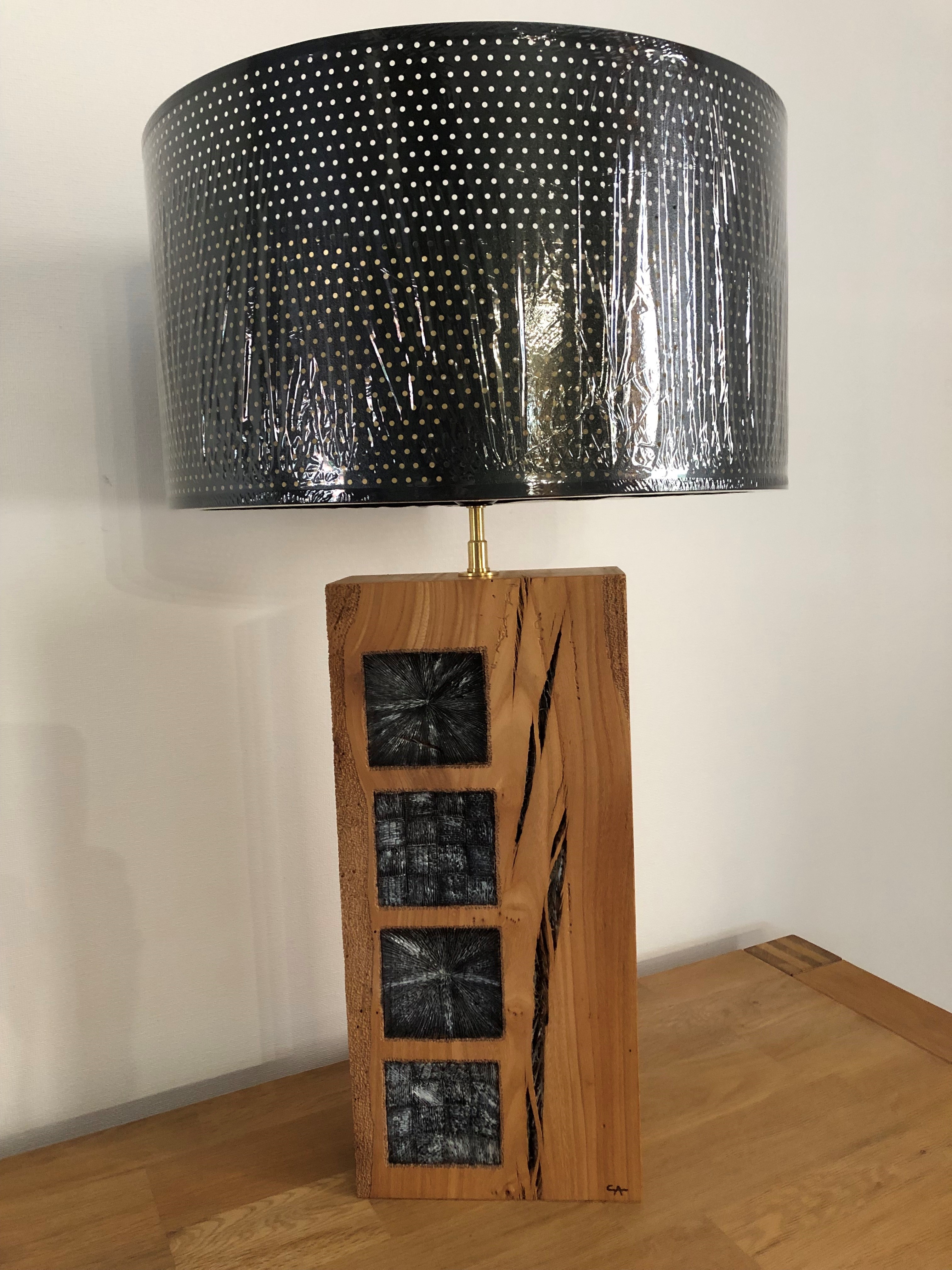Lampe en orme 5