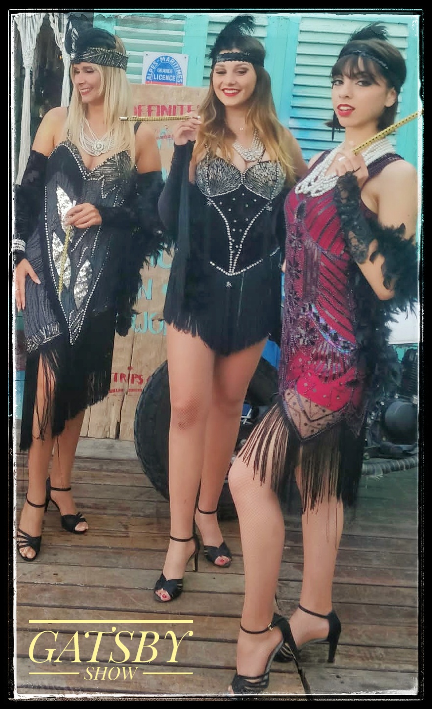 danseuses, animation gatsby, animation Prohibition, Animation Al Capone, Animation Les Années Folles, Gatsby Show, Gatsby le Magnifique