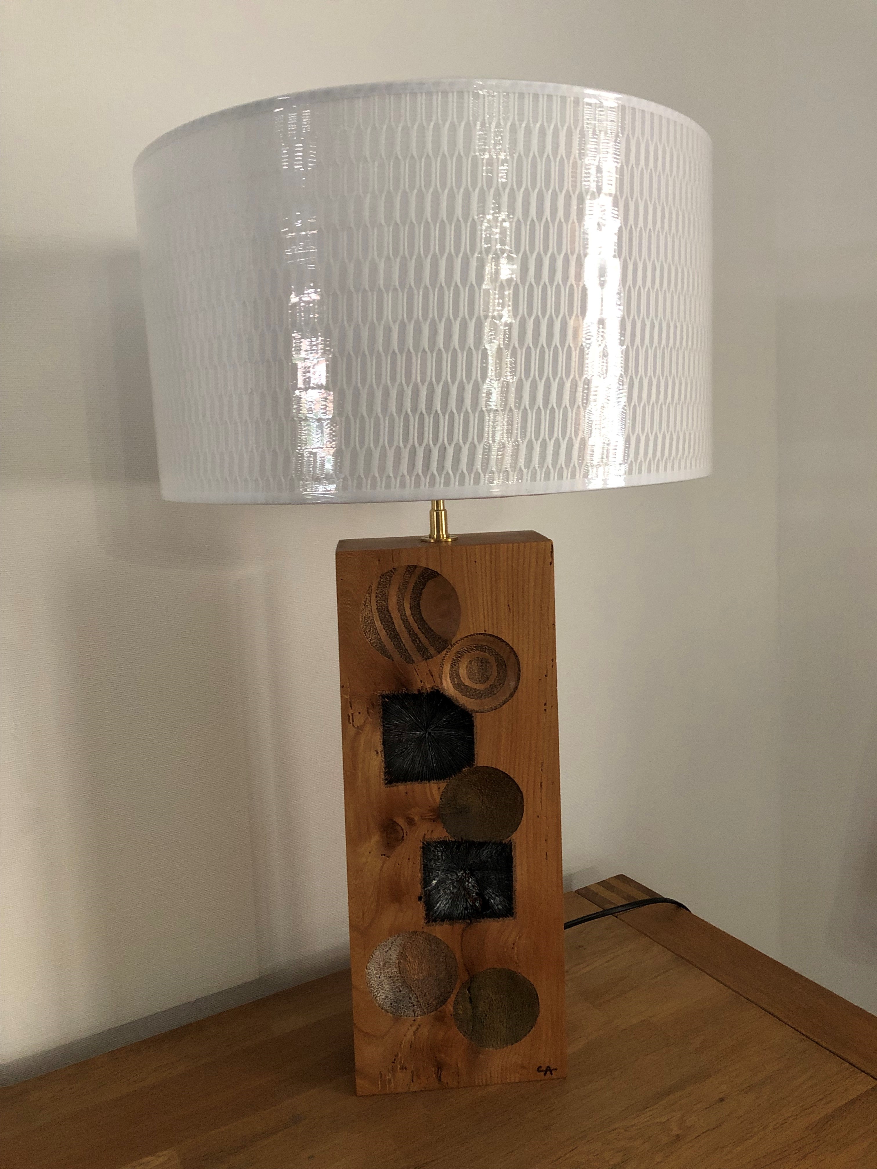 Lampe en orme 1