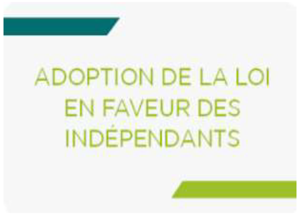 Loi du 14 février 2022 en faveur de l'activité professionnelle indépendante