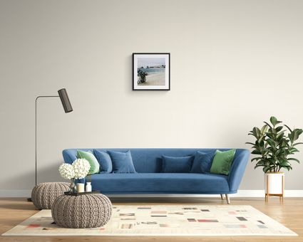 Vela reggio modern chic living room interior with long sofa 1 