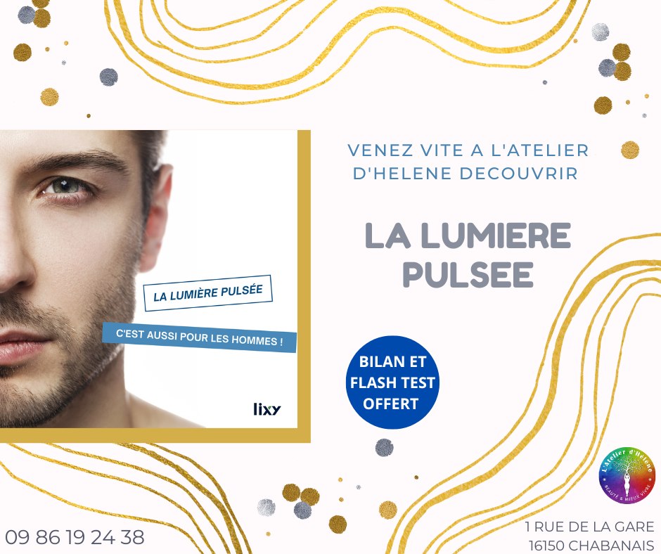 Lumiere pulsee homme