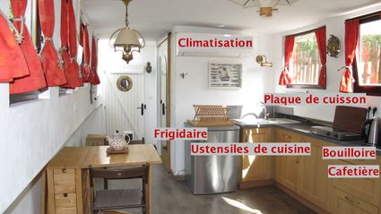 le confort de la cuisine toute équipée