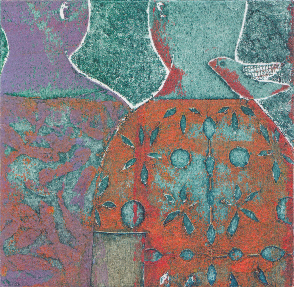 Colagraphies monotype 22 13