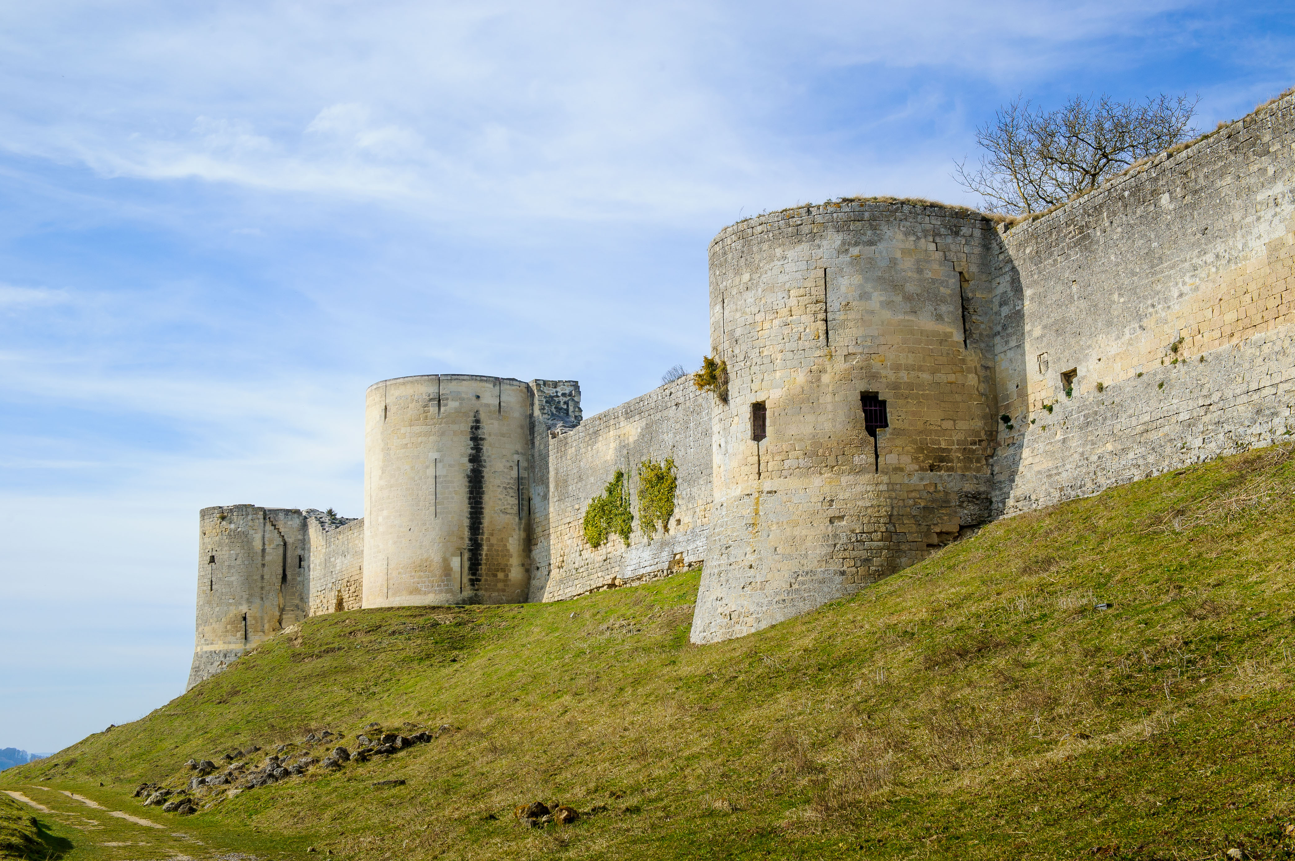 Vestiges du chateau fort de coucy le chateau auffrique