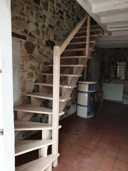 Escalier bois ANGERS - AVO Rénovation