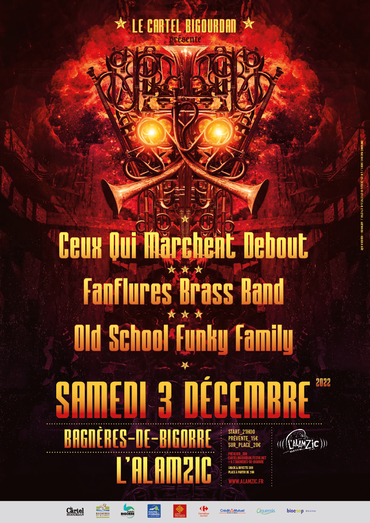 Cartel affiche fanfare decembre 2022