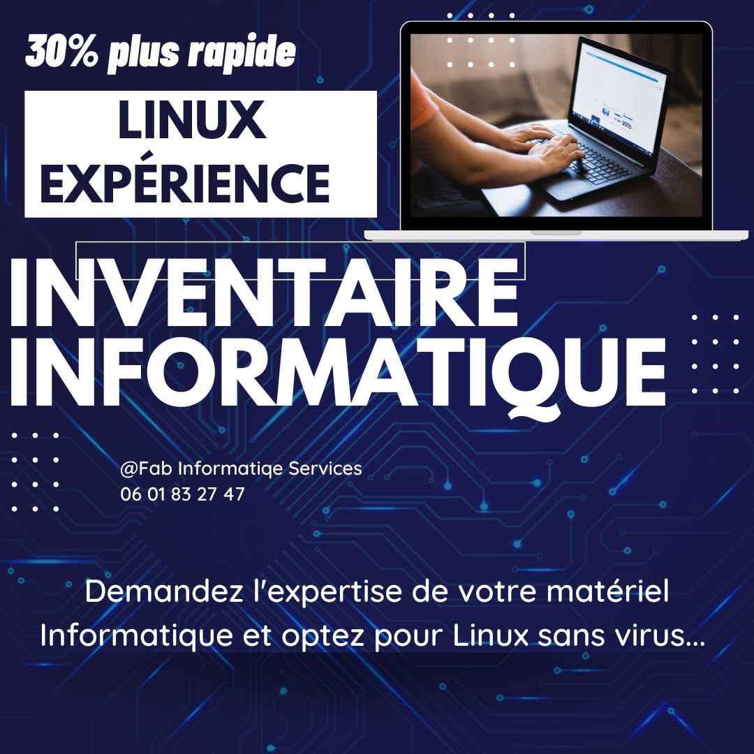 linux flyer promotion inventaire client