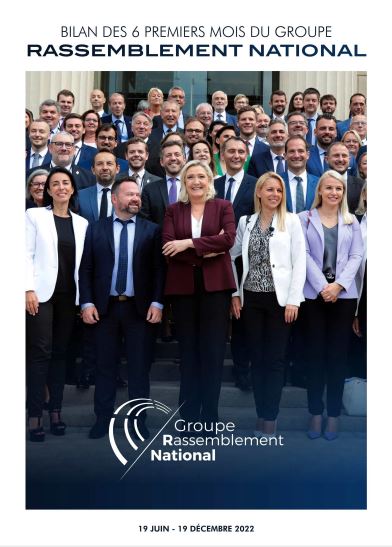 Le bilan des 6 premiers mois du groupe Rassemblement National 