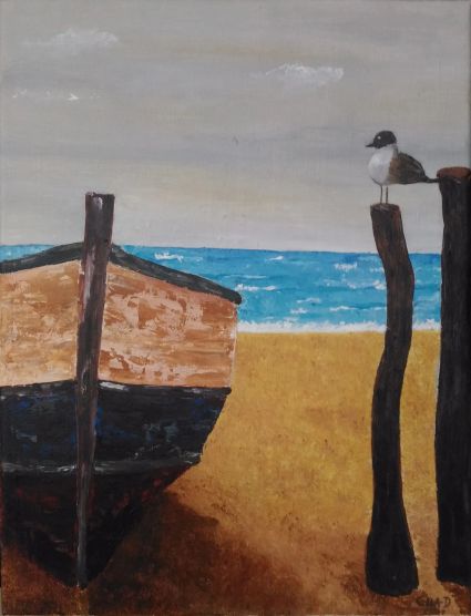 CHAD - La mer - 40x30cm