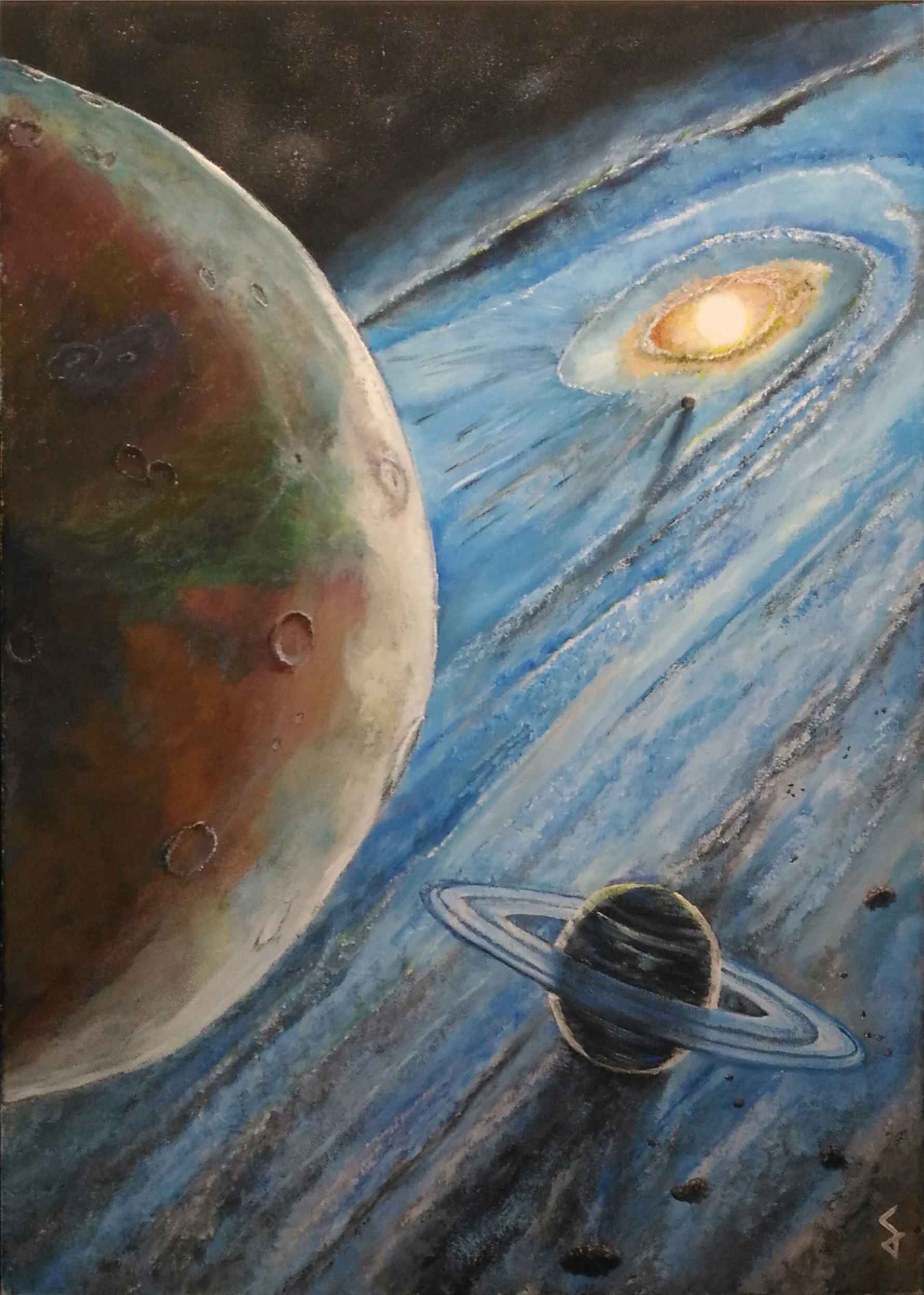 Christophe - L'espace - 50x70cm