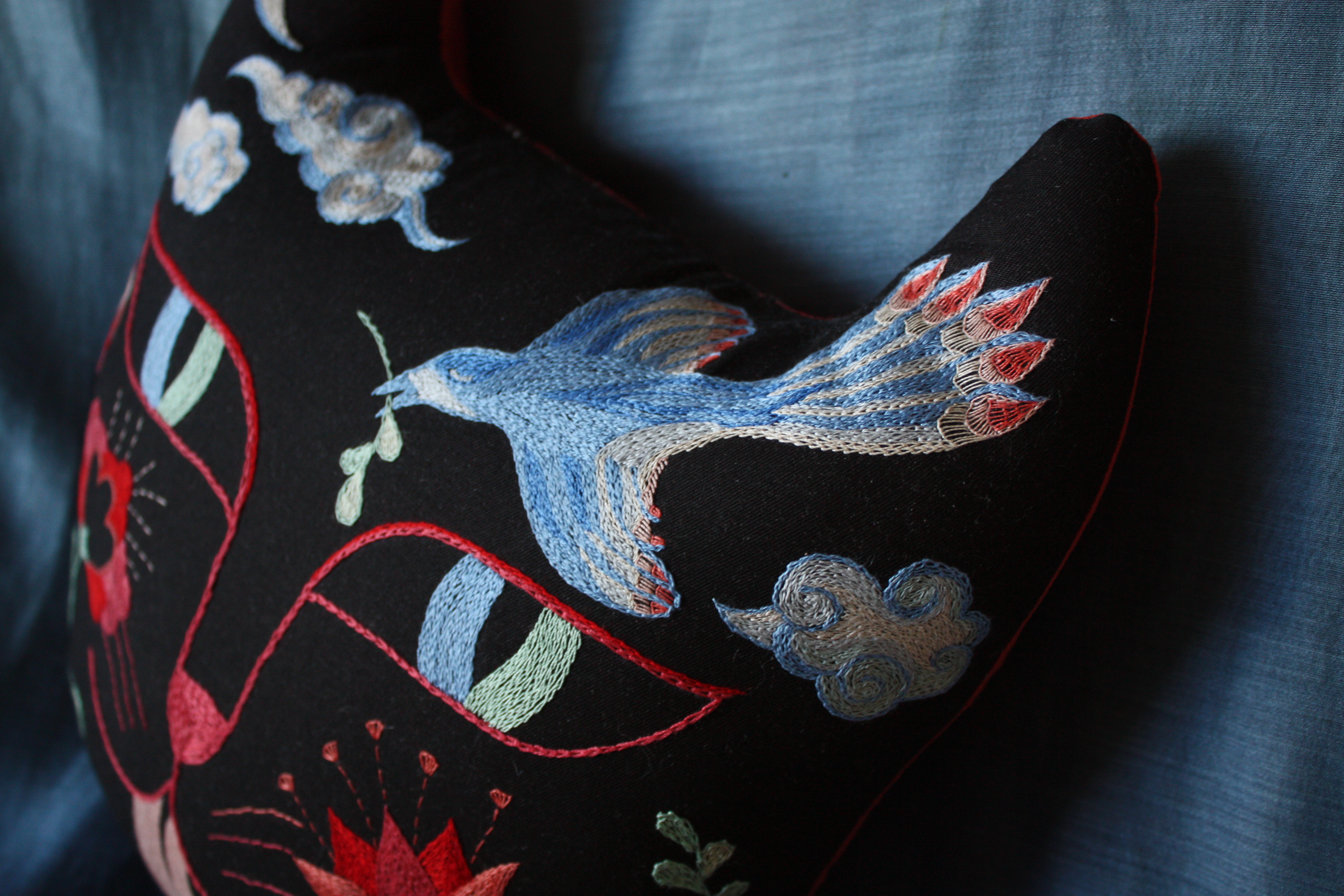 Coussin chat nuage detail3