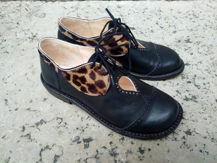 Chaussures basses leopard steffi anna bauer