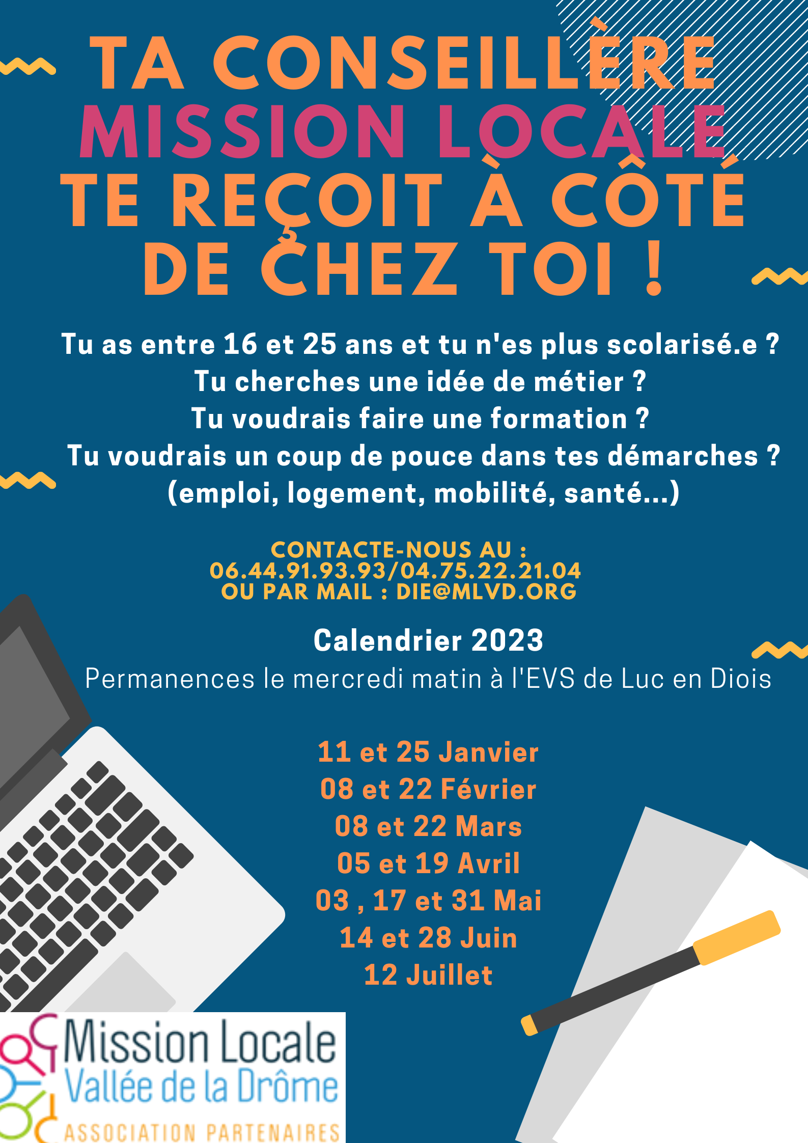 Affiche perm luc 2023