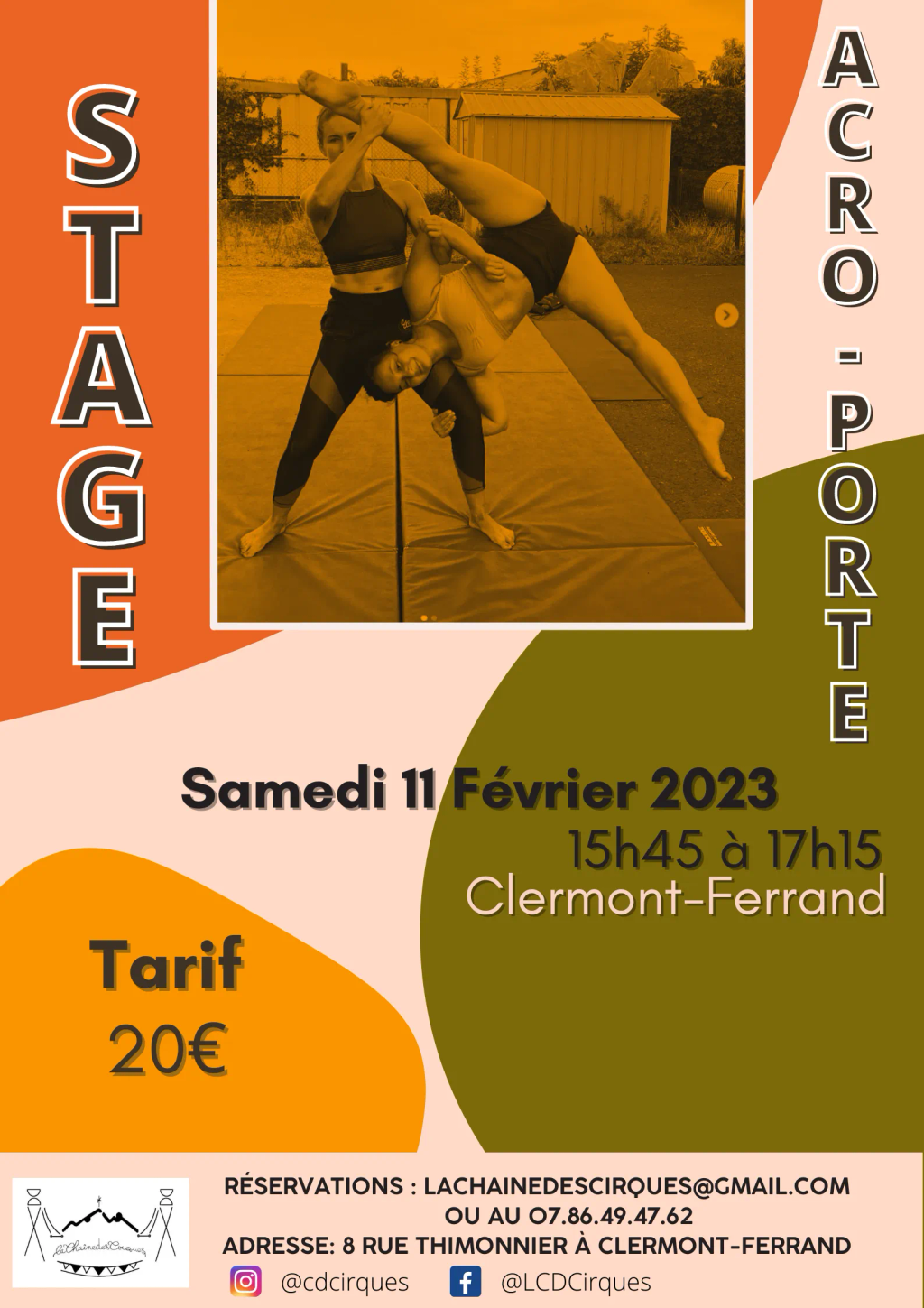 Stage Portés-Acrobatiques - Février