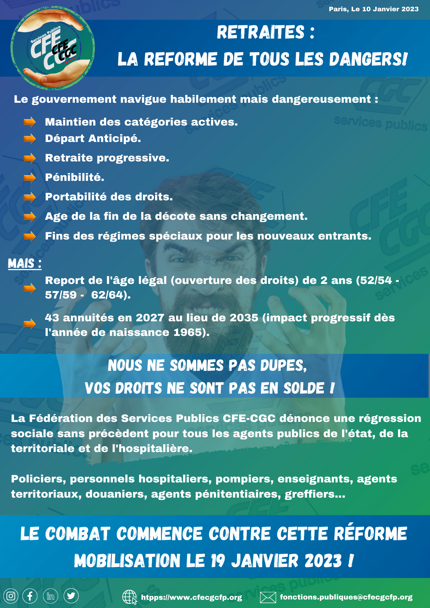 Retraites: la réforme de tous les dangers !