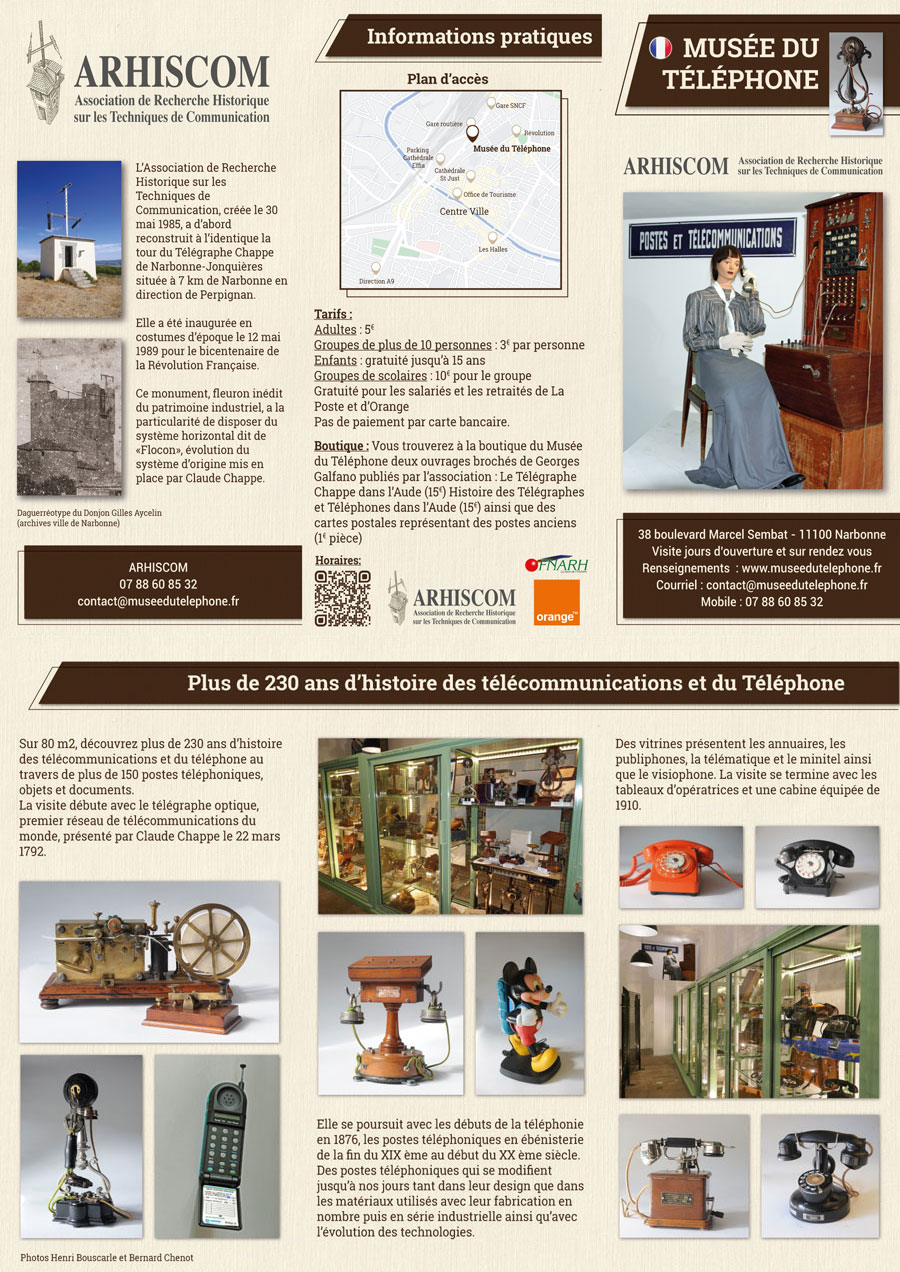 Le Musée du Téléphone participe aux Journées du Patrimoine