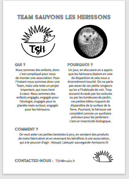 Superbe action et initiative de 4 jeunes enfants de l'Eure déjà bien engagés pour la cause animale. Nous leur avons adressé tous nos sincères remerciement et félicitations pour leurs engagements à notre cause. Merci Elisa, Héléna, Dorian et Gabriel.