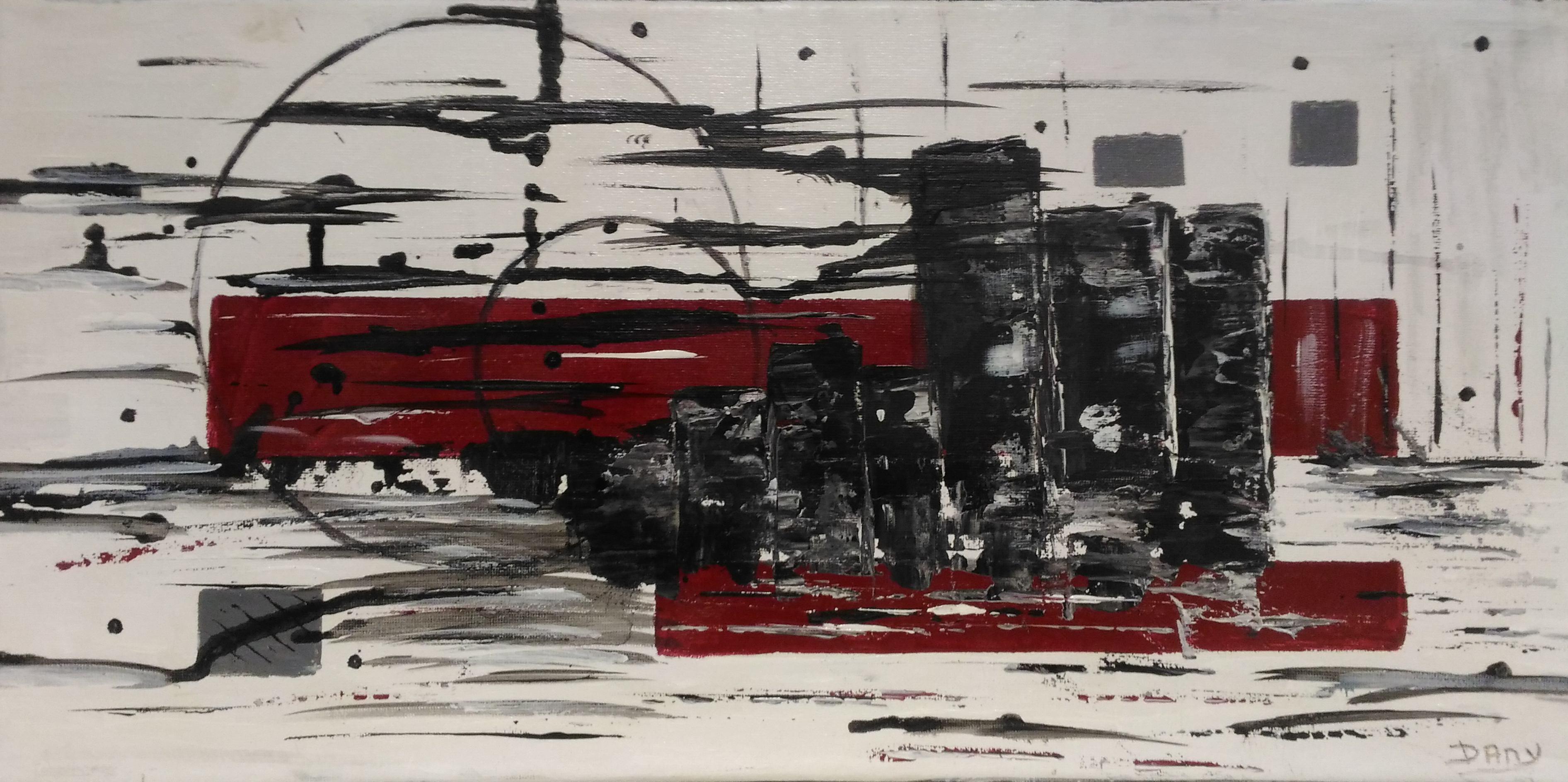 Dany - Abstraction - ~25x51cm