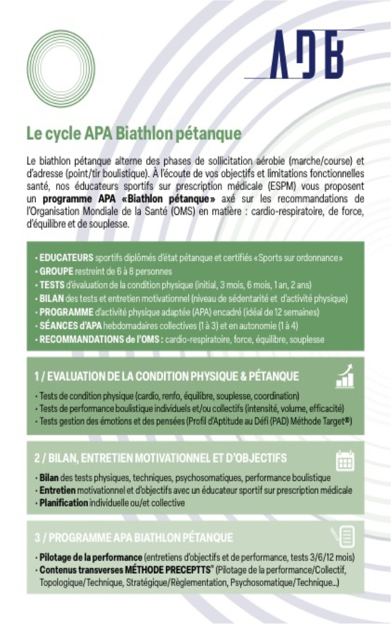 Biathlon-petanque