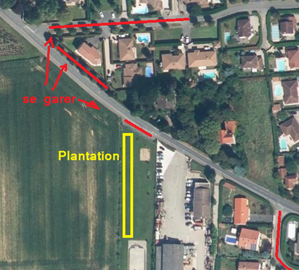 Dernière plantation de la saison - samedi 28 janvier 2023 à Parcieux