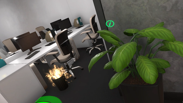 Atelier réalité virtuelle - safety day - Risque incendie - bureaux