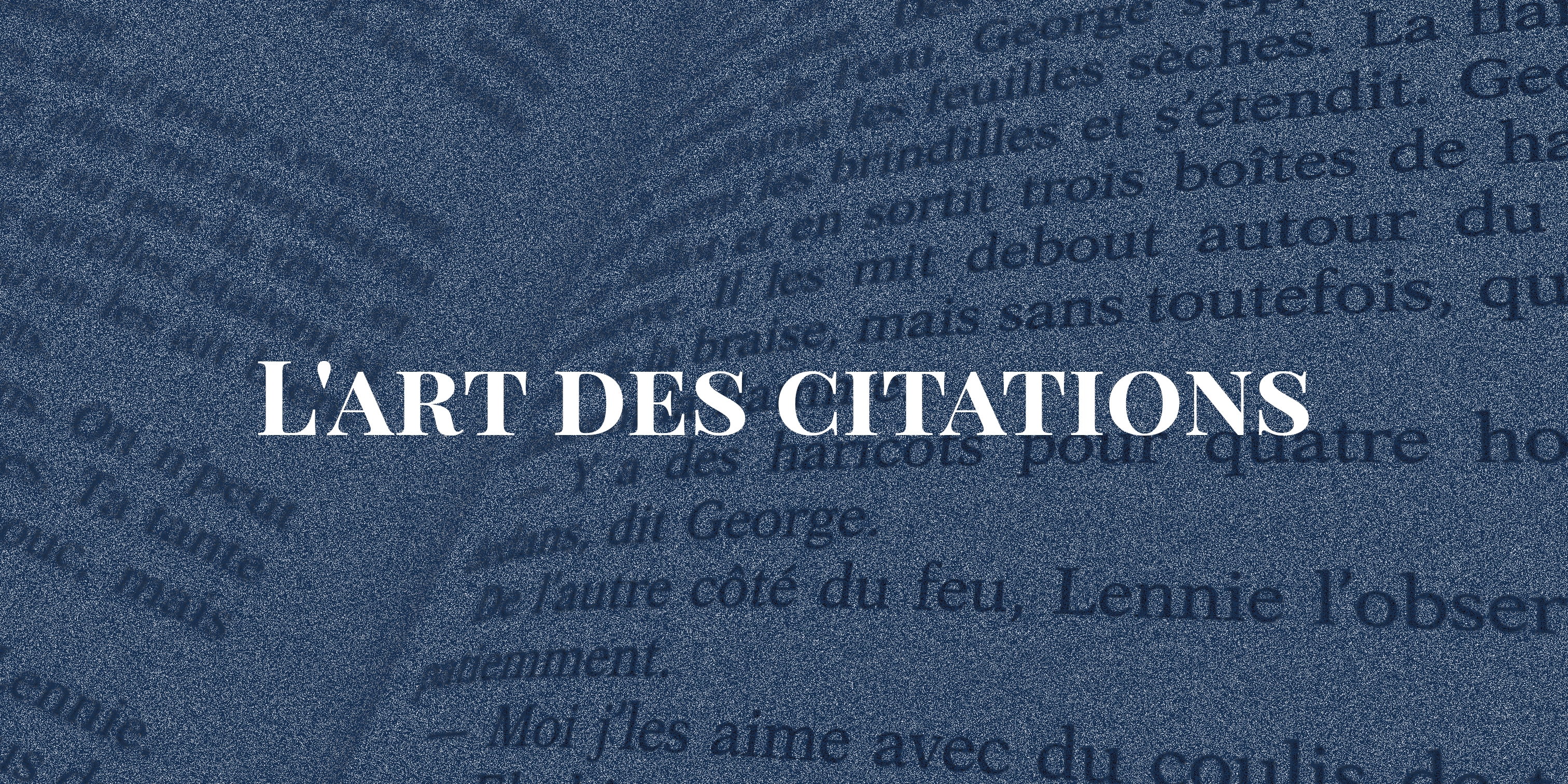 Comment citer un texte ?