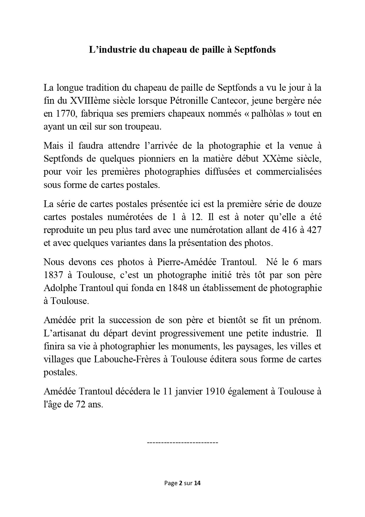 12 cartes postales chapellerie page 0002